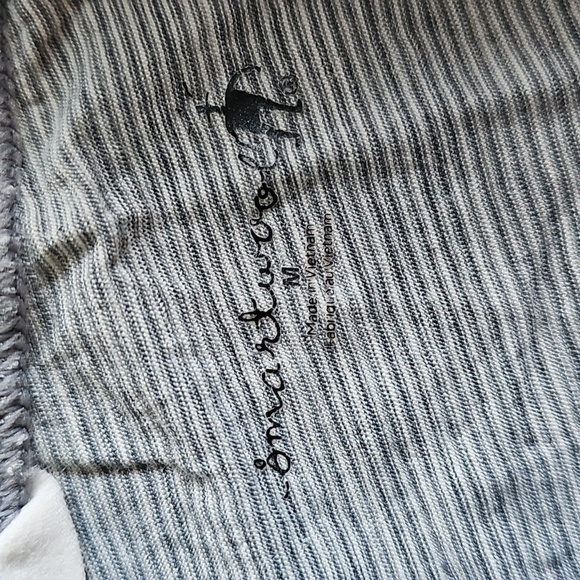 Smart Wool Striped Merino Wool Lightweight Leggings, *Flaws* Medium - Picture 10 of 16